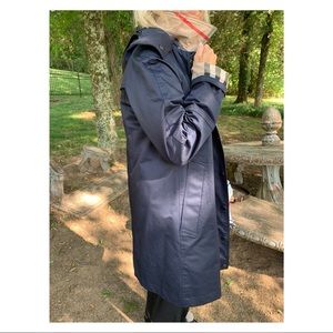 Burberry Brit Navy Trench Raincoat
